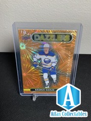 2021-22 UD Series 1 Dazzlers Gold DZ-7 Buffalo Sabres RASMUS DAHLIN
